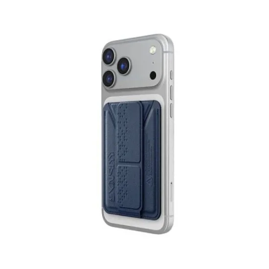 Skinarma Magnetic Cardholder With Grip-Stand Kado - Blue